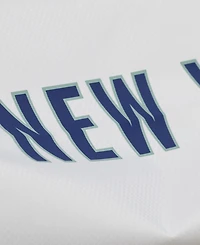 Mitchell & Ness Men's White New York Yankees Yacht Rock Coaches Full-Snap Hooded Windbreaker Jacket
