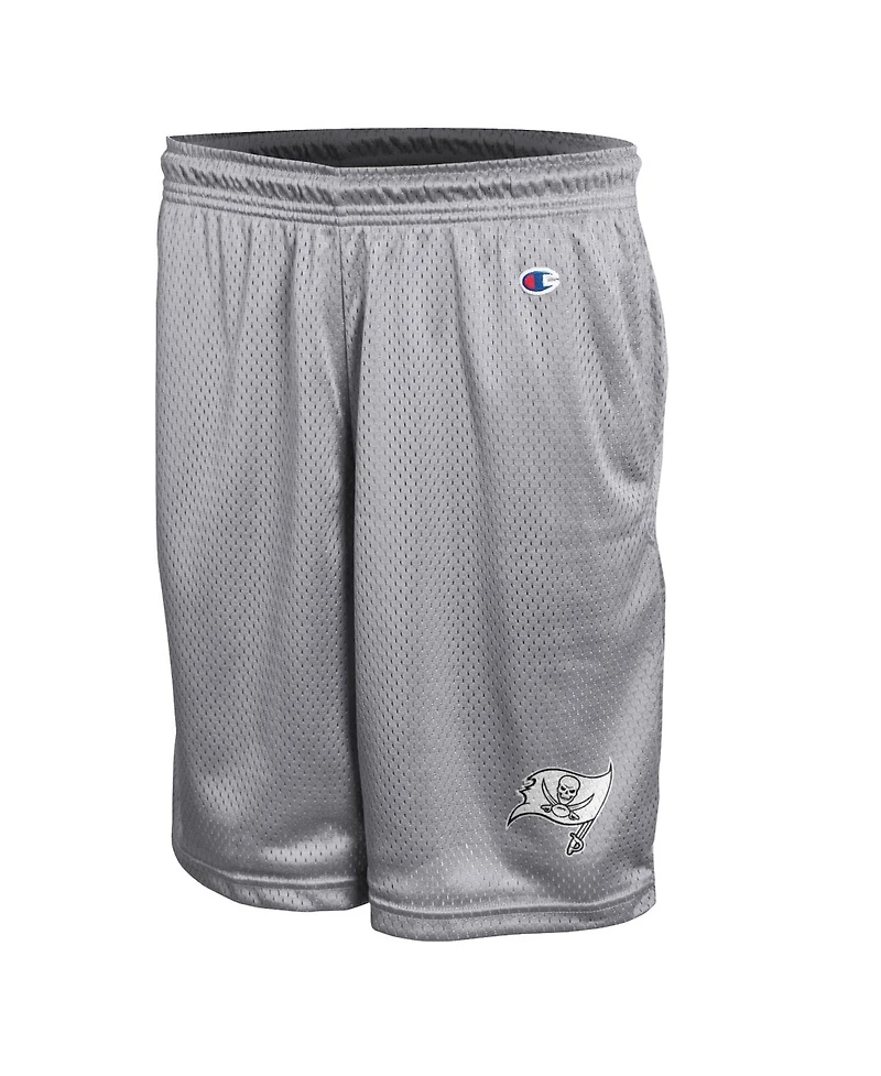 Champion Men's Gray Tampa Bay Buccaneers Classic Mesh Shorts