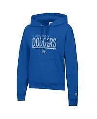 Champion Women's Royal Los Angeles Dodgers Powerblend Hoodie