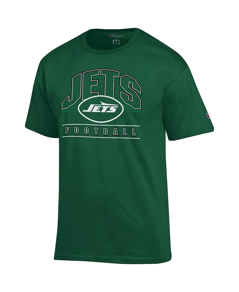Champion Men's Green New York Jets Football T-Shirt