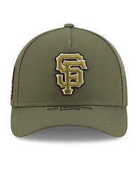 New Era Big Boys and Girls Olive San Francisco Giants 2026 Armed Forces Day 9FORTY M-Crown Adjustable Hat