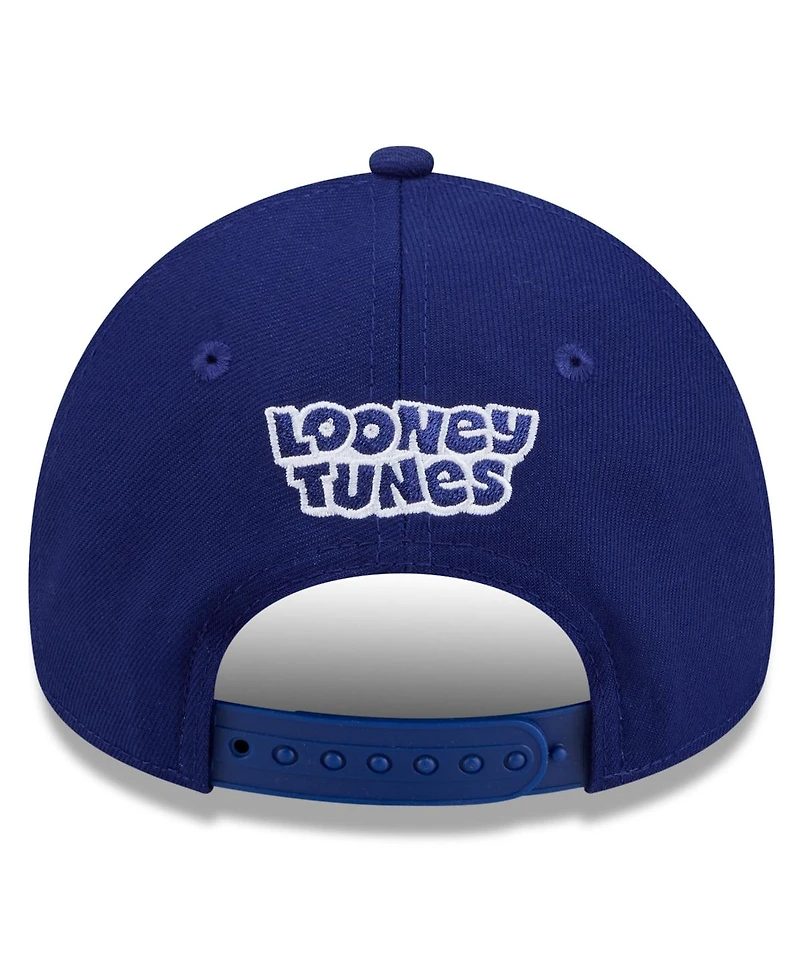 New Era Big Boys and Girls Royal Los Angeles Dodgers Looney Tunes A-Frame 9FORTY Adjustable Hat