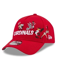New Era Big Boys and Girls Red St. Louis Cardinals Looney Tunes A-Frame 9FORTY Adjustable Hat