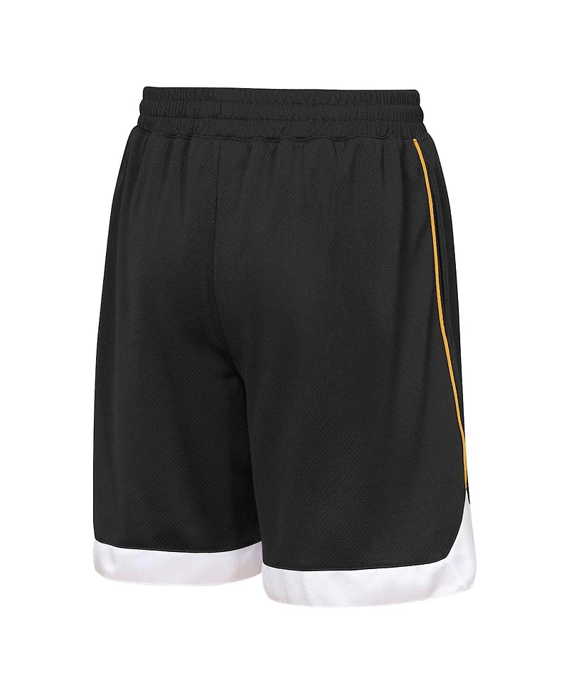 Outerstuff Big Boys and Girls Black Pittsburgh Steelers All Star Mesh Shorts