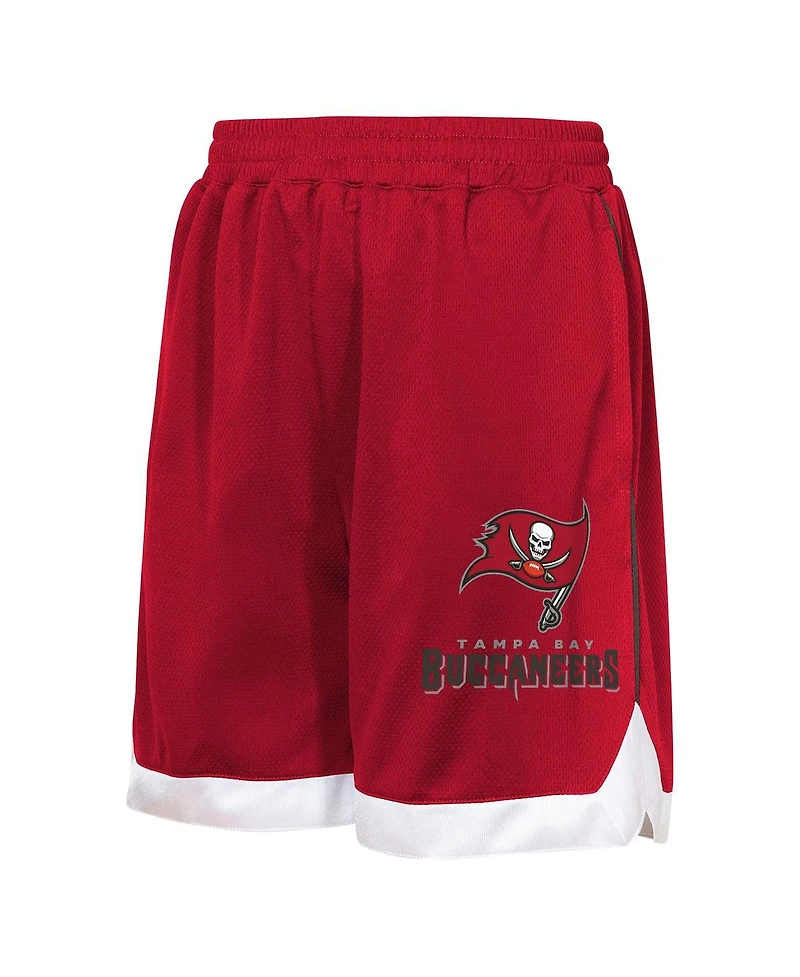 Outerstuff Big Boys and Girls Red Tampa Bay Buccaneers All Star Mesh Shorts