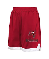 Outerstuff Big Boys and Girls Red Tampa Bay Buccaneers All Star Mesh Shorts