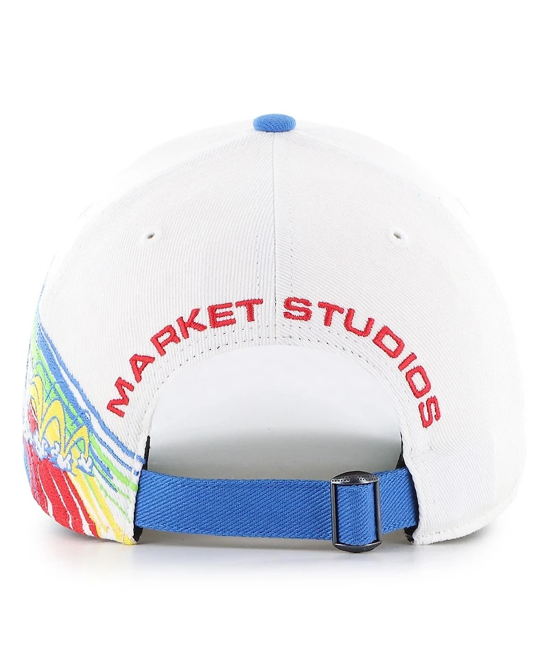 '47 Brand Men's Market Studios by ‘47 White Jeff Gordon Mvp Adjustable Hat