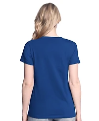 G-iii 4Her by Carl Banks Women's Royal/Bright Heather Ceramic New York Mets T-Shirt and Hoodie Combo Pack