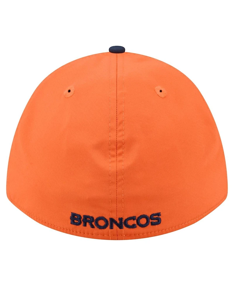 New Era Men's Orange/Navy Denver Broncos Rope M-Crown A-Frame 39THIRTY Flex Hat