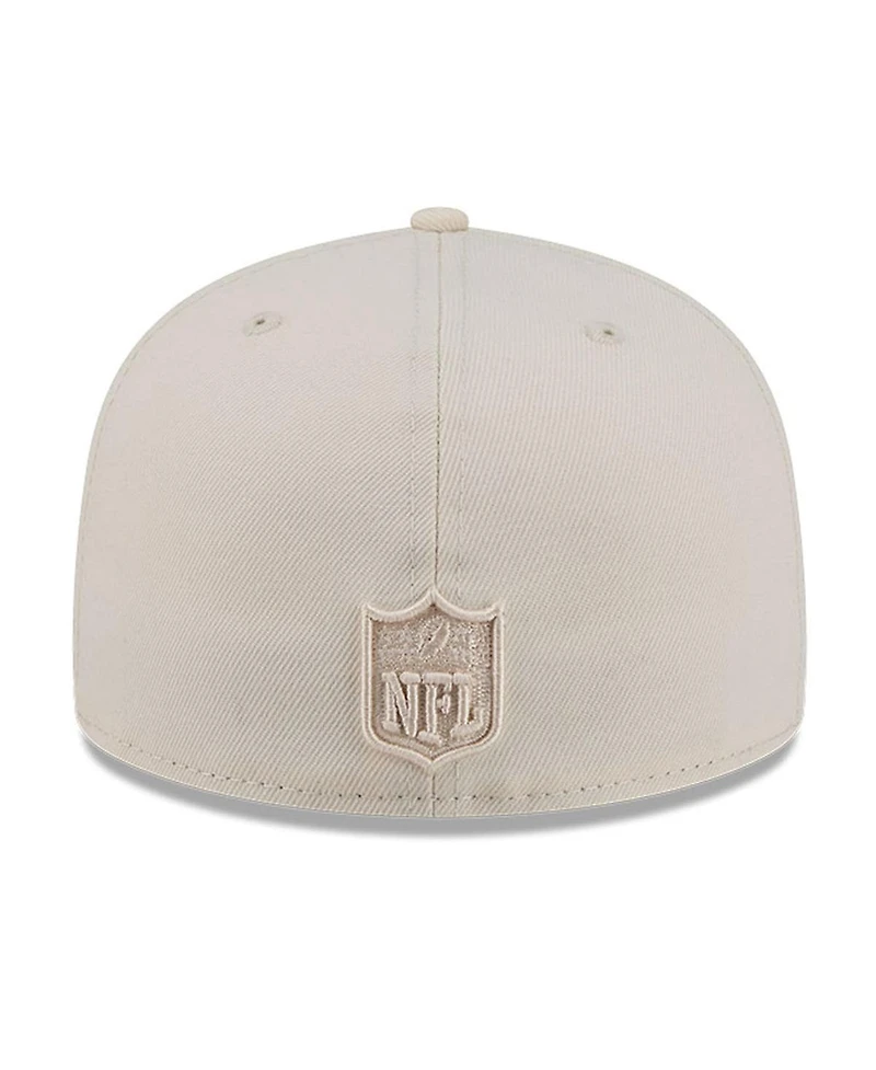 New Era Men's Cream Dallas Cowboys Color Pack 59FIFTY Fitted Hat