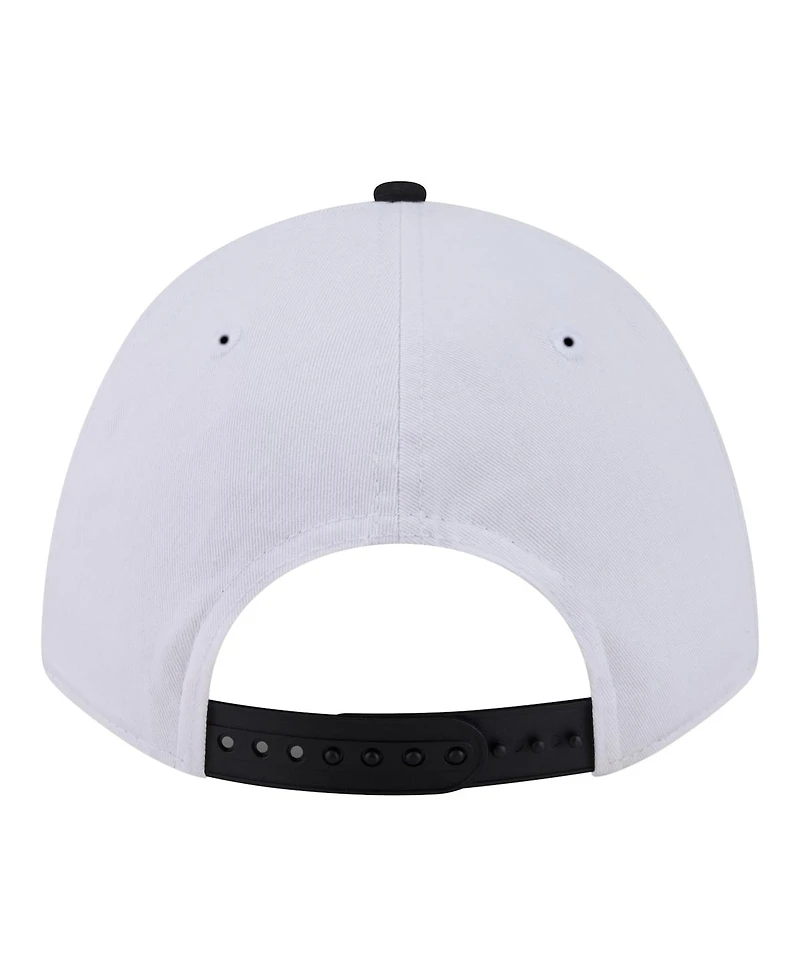 New Era Men's White Philadelphia Eagles Team Loyal A-Frame 9FORTY Adjustable Hat