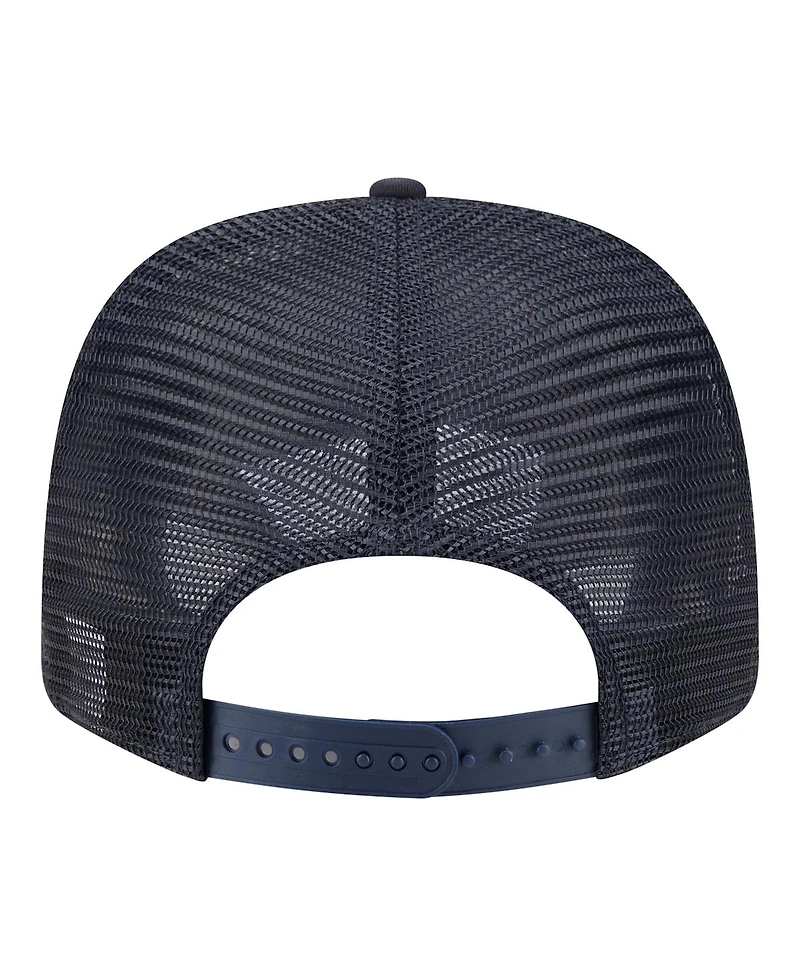 New Era Men's Navy New York Yankees Throwback Contest 9SEVENTY Adjustable Trucker Hat
