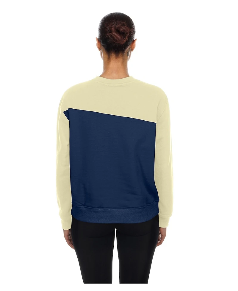 New Era Women's Navy/Cream Los Angeles Dodgers City Connect Gameday Fleece Sweatshirt