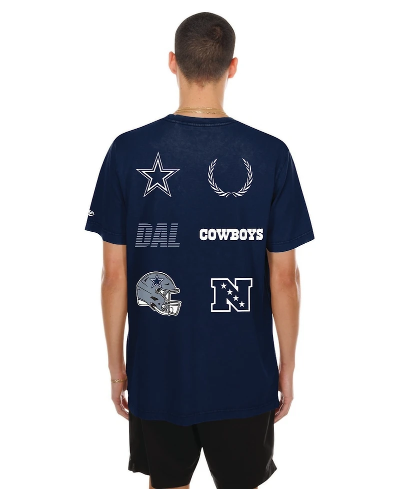New Era Men's Navy Dallas Cowboys Match T-Shirt