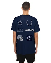 New Era Men's Navy Dallas Cowboys Match T-Shirt