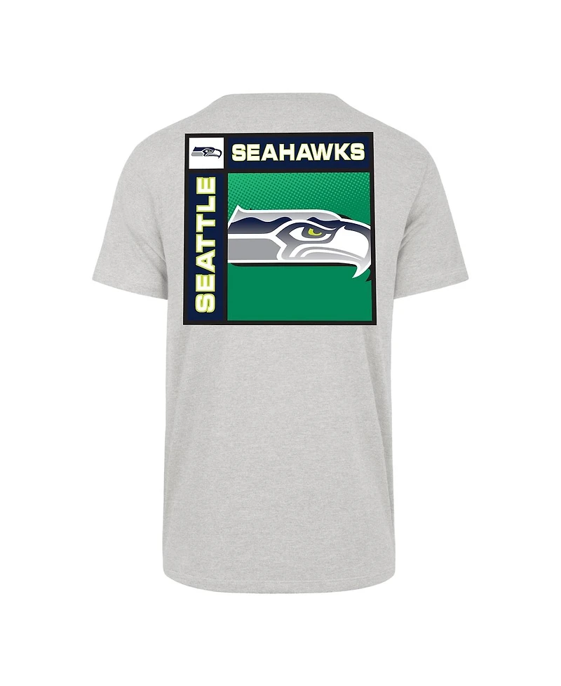 '47 Brand Men's Gray Seattle Seahawks Chrome Plate Franklin T-Shirt