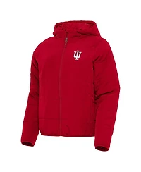 Antigua Women's Crimson Indiana Hoosiers Universe Full-Zip Hoodie Jacket