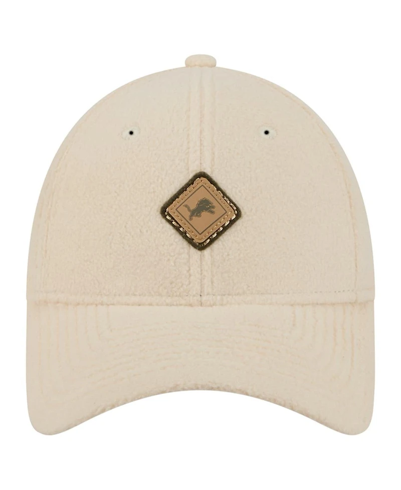 New Era Women's Cream Detroit Lions Comfy 9FORTY Adjustable Hat