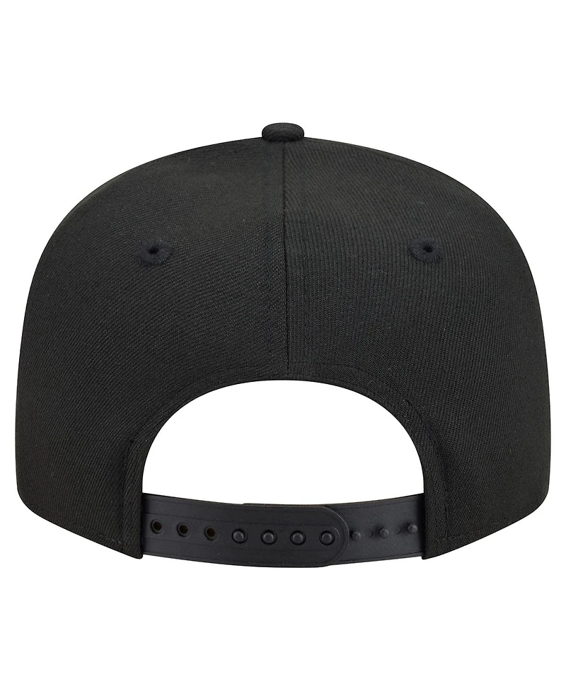 New Era Men's Black Las Vegas Raiders Core Team Script 9FIFTY Snapback Hat