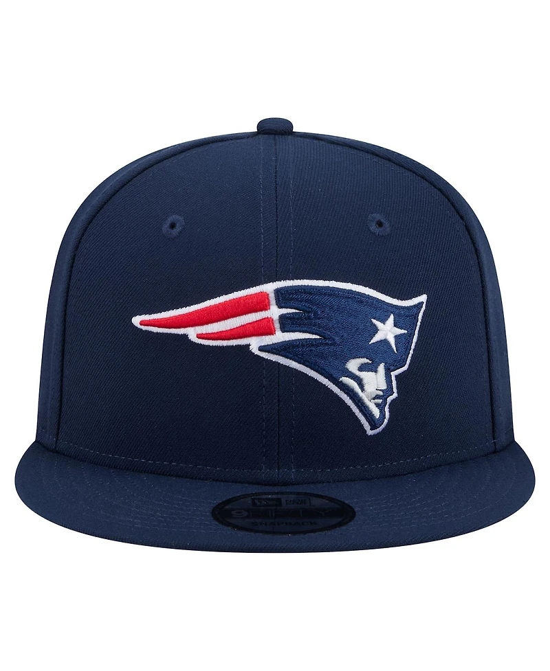 New Era Men's Navy New England Patriots 9FIFTY Snapback Hat