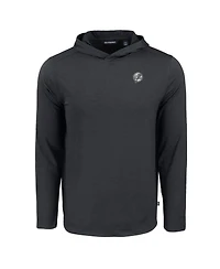 Cutter & Buck Men's Black New York Yankees Coastline Epic Comfort Eco Hoodie T-Shirt