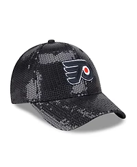 New Era Women's Black Philadelphia Flyers Sequin 9FORTY Adjustable Hat