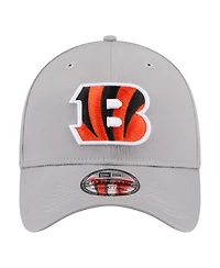 New Era Men's Gray Cincinnati Bengals Perforated 39THIRTY Flex Hat