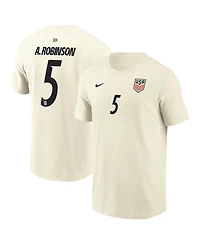 Nike Men's Antonee Robinson Cream Usmnt Home Name Number T-Shirt
