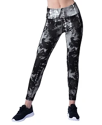 Msx By Michael Strahan Women's Black New Orleans Saints Serena Tie-Dye Leggings