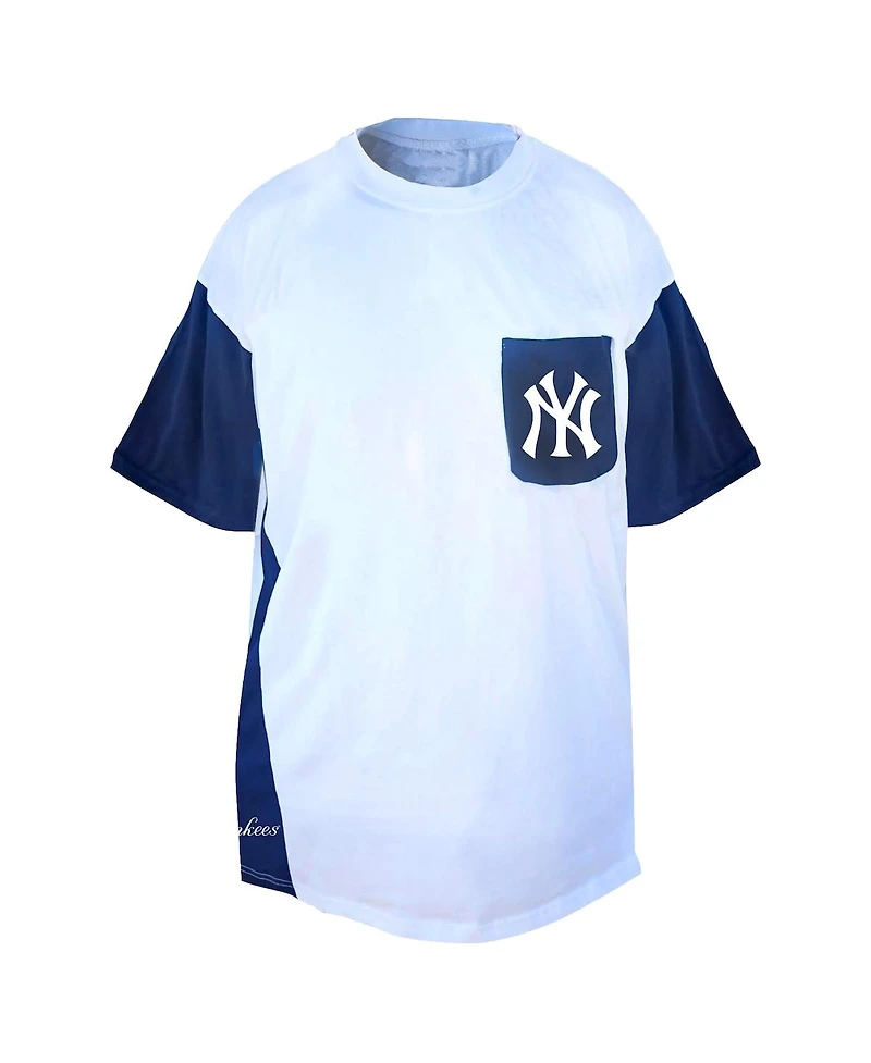 Fanatics Men's Aaron Judge White/Navy New York Yankees Big Tall Player Name Number T-Shirt