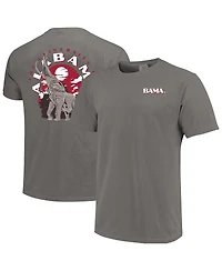 Image One Men's Gray Alabama Crimson Tide Comfort Colors Team Statue T-Shirt