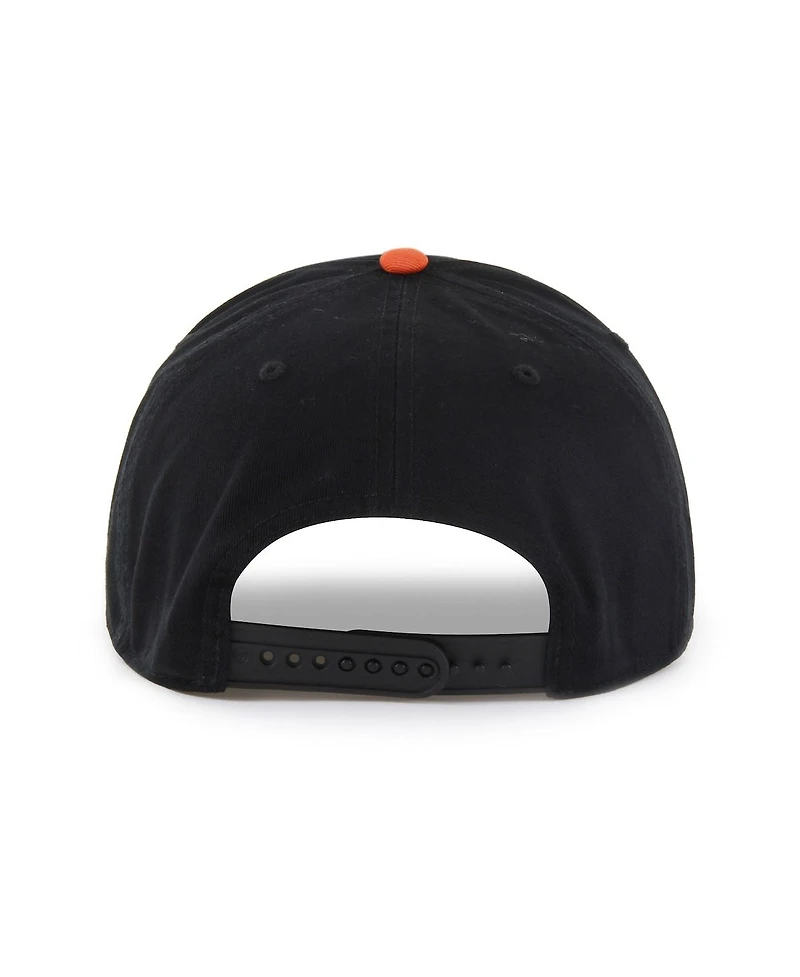 '47 Brand Men's Black/Orange Philadelphia Flyers Atkin Hitch Adjustable Hat