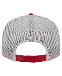 New Era Men's Scarlet San Francisco 49ers Core Team 9FIFTY Trucker Snapback Hat