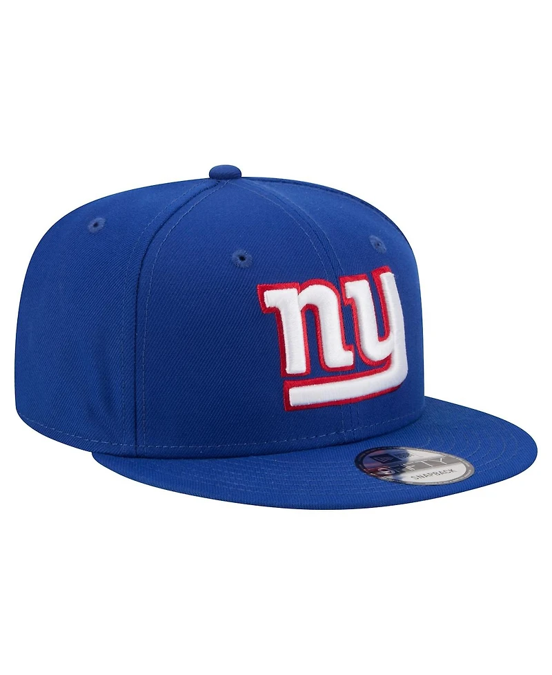 New Era Men's Royal New York Giants 9FIFTY Snapback Hat