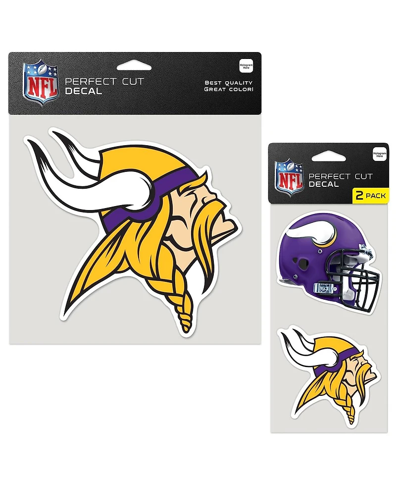 Wincraft Minnesota Vikings Perfect Cut Decal Two-Pack Set