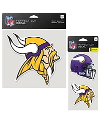 Wincraft Minnesota Vikings Perfect Cut Decal Two-Pack Set