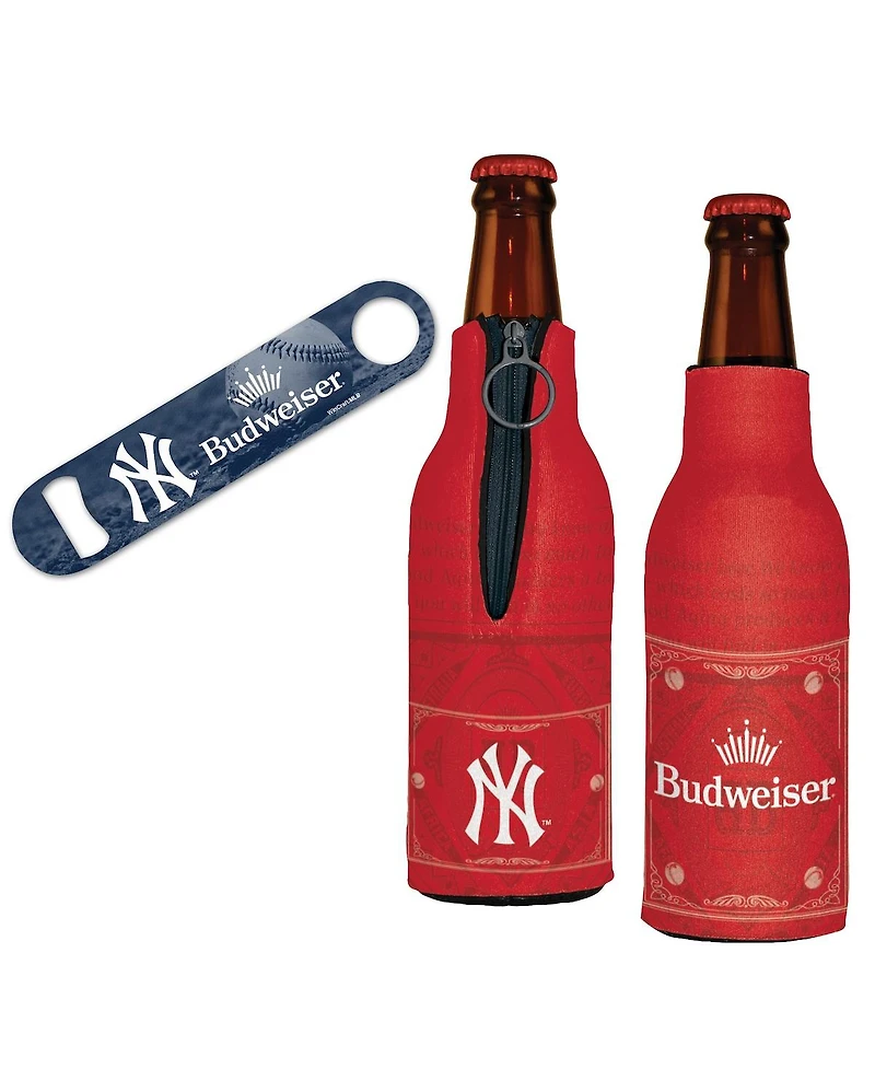 Wincraft New York Yankees Mlb x Budweiser Bottle Opener 2 Bottle Coolers