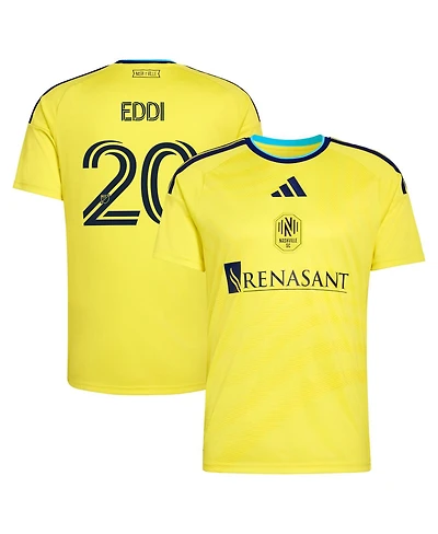 Adidas Men's Edvard Tagseth Yellow Nashville Sc 2026 The Reverb Kit Replica Jersey
