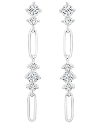 Macy's Diamond (1/2 ct. t.w.) Earrings in Sterling Silver