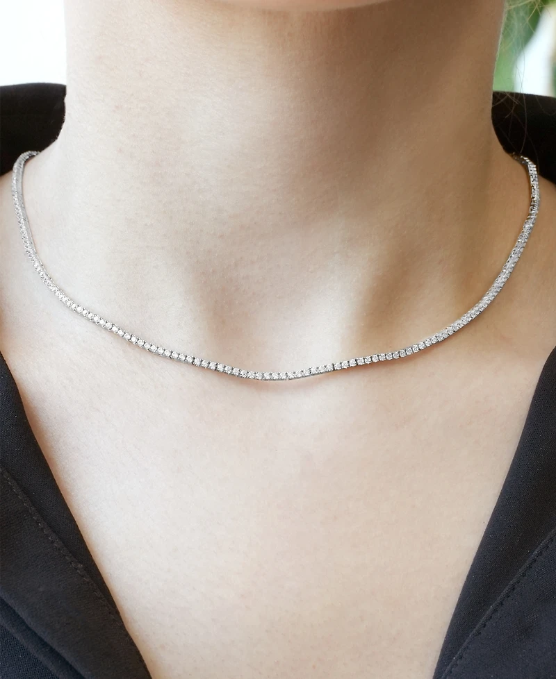 Macy's Diamond (2 ct. t.w.) Necklace 14k Yellow Gold (Also Available White Gold)