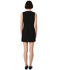 French Connection Women's Whisper Double-Breasted Sleeveless Mini Dress
