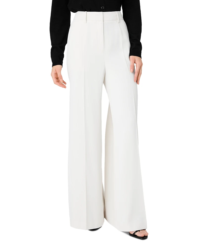 French Connection Women's Harry High-Waist Wide-Leg Pants