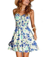 Cupshe Women's Summer Fun Floral Mini Beach Dress