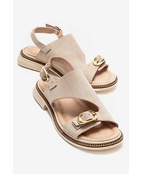Forever & Always Shoes Women's Cruel Leather Sandal