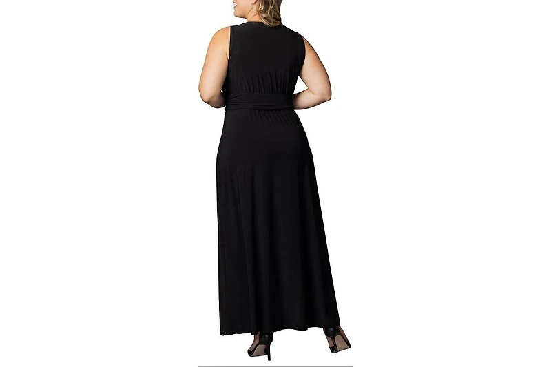 Kiyonna Women's Plus Daniela Sleeveless Maxi Dress