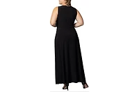 Kiyonna Women's Plus Daniela Sleeveless Maxi Dress