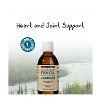 Wiley s Finest Wild Alaskan Fish Oil Peak Omega-3 Liquid Supplement - 2300mg Epa and Dha Omega-3s - Lemon Flavor