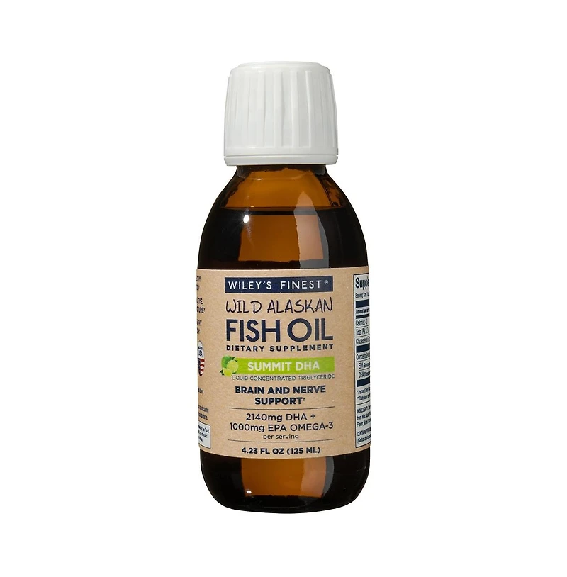 Wiley s Finest Summit Dha Liquid - 2140mg Dha and 460mg Epa Omega-3s - Citrus Flavor