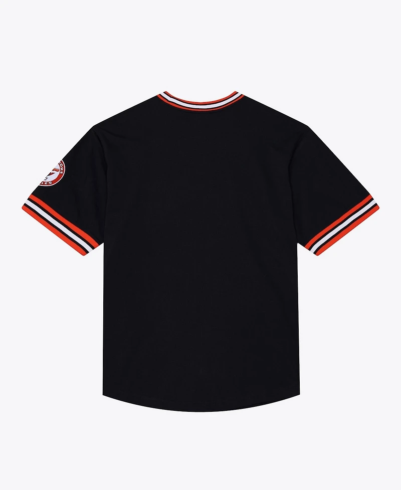 Mitchell & Ness Men's Black Baltimore Orioles Wild Pitch Ringer T-Shirt