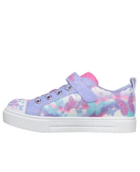 Skechers Little Girls Twinkle Toes: Sparks - Butterfly Sky Light-Up Fastening Strap Lifestyle Sneakers from Finish Line